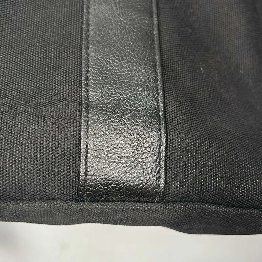 John Varvatos Black Men's Overnight bag 100% canvas NWT
